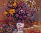 Vase of Flowers - 乔治·莱门